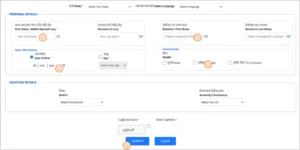 provide required details