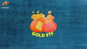 Illustration of two bags filled with gold, symbolizing investment in Gold Exchange Traded Funds (ETFs)