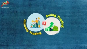 A visual comparison of Intraday Trading and Swing Trading, illustrating different strategies and time horizons for profit.