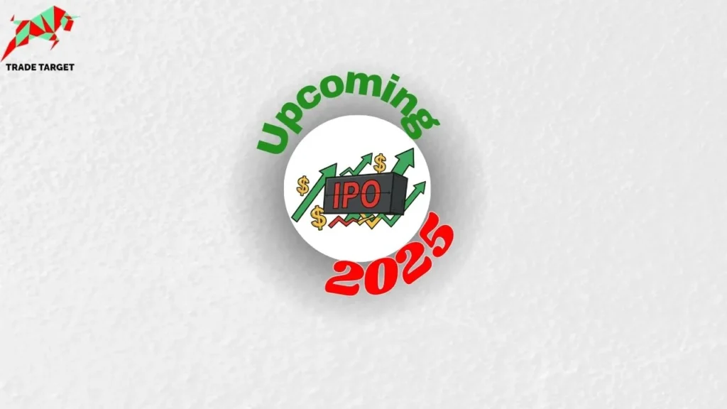 Graphic with "IPO" text, dollar signs, upward arrows, and the year "2025," representing upcoming IPOs.